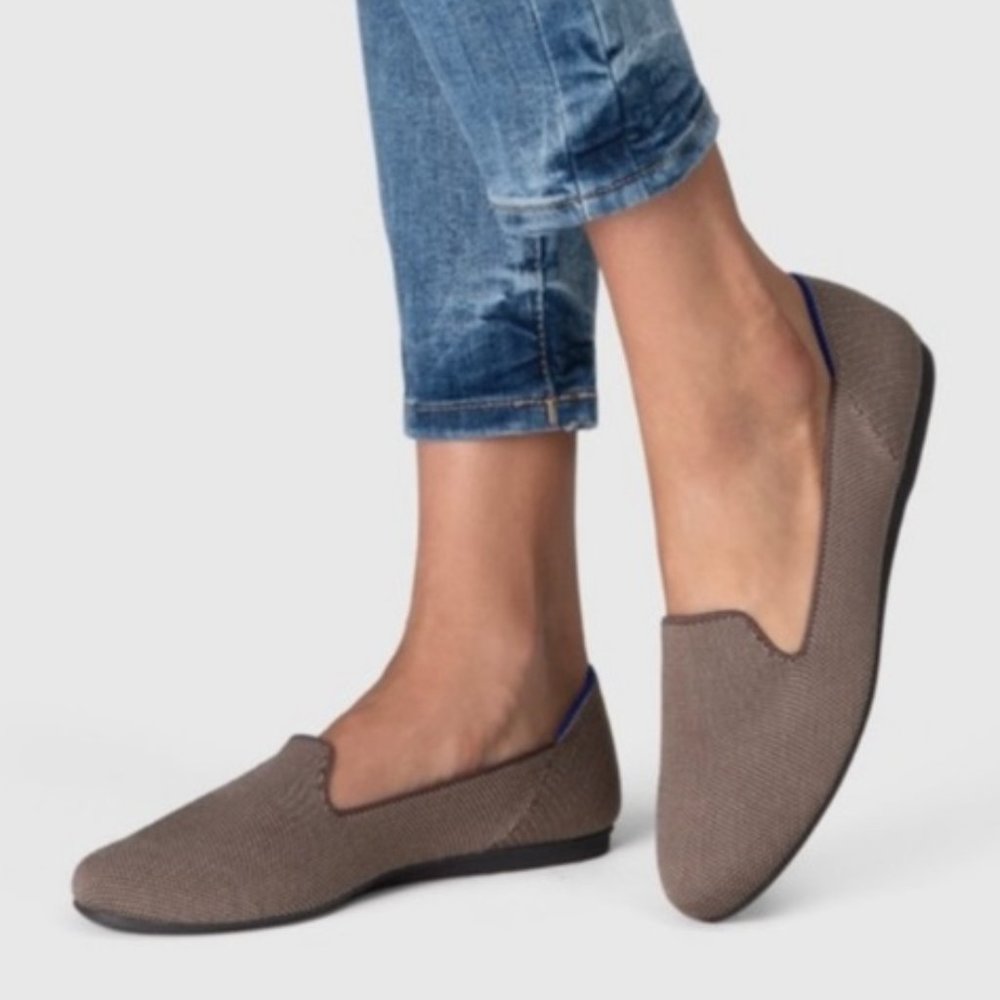Rothy's The Loafer Mocha round toe flat taupe 6.5